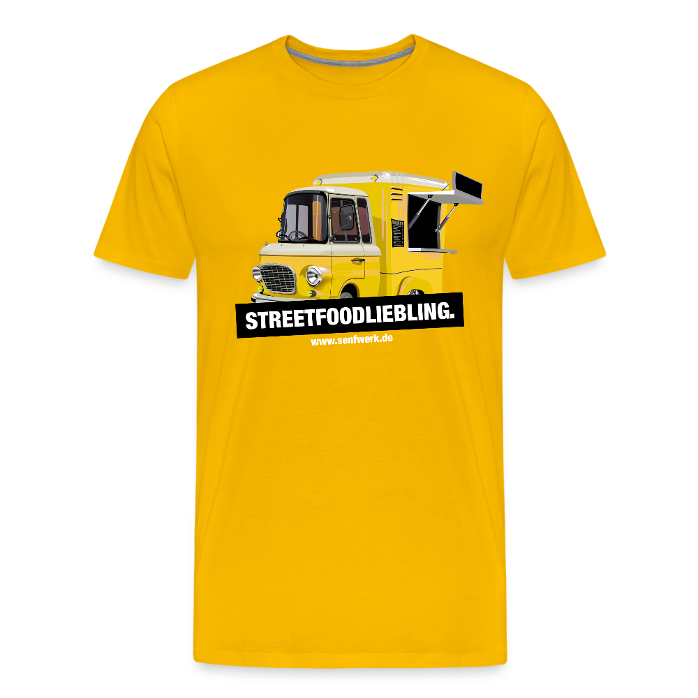 Senfwerk Tshirt "Streetfoodliebling" - Sonnengelb