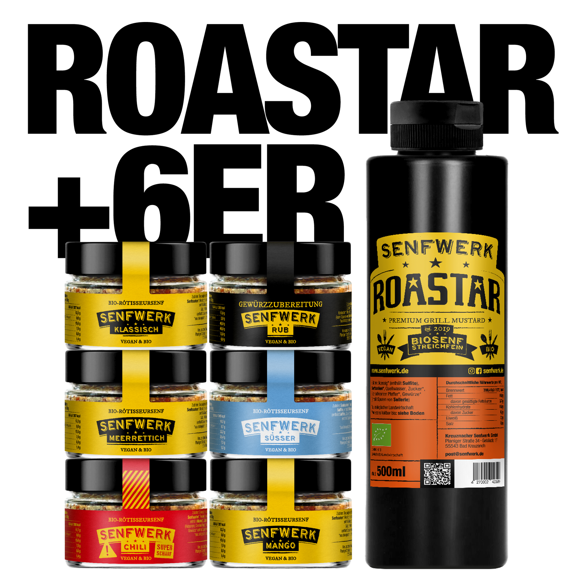 "6-Pack + Roastar" - Einmal alle Sorten + unseren Roastar