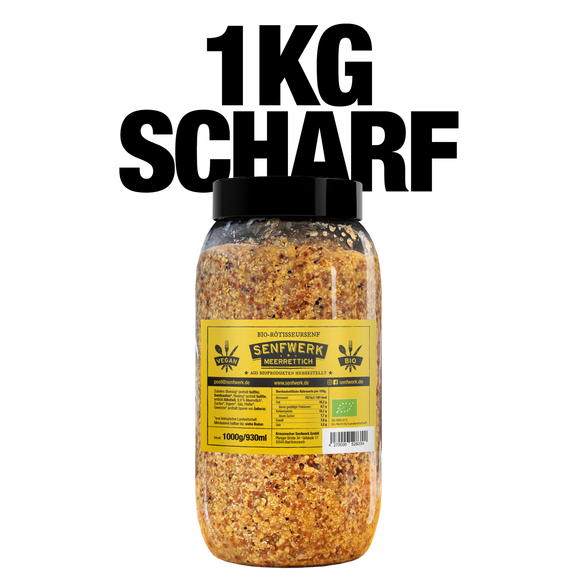 BIO-Rôtisseursenf - Meerrettich • 1kg