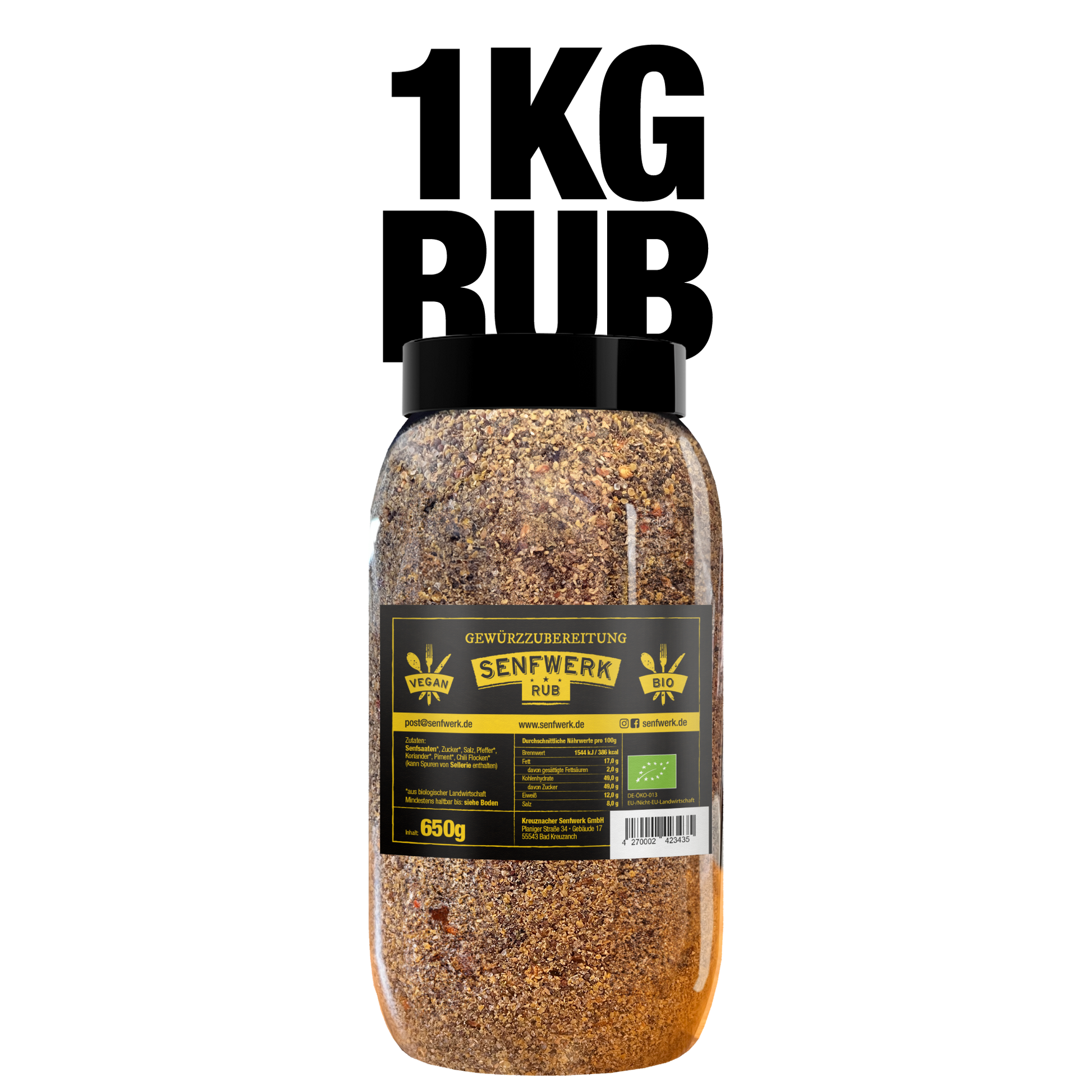 BIO-Rôtisseursenf-Gewürzmischung - RUB • 650g