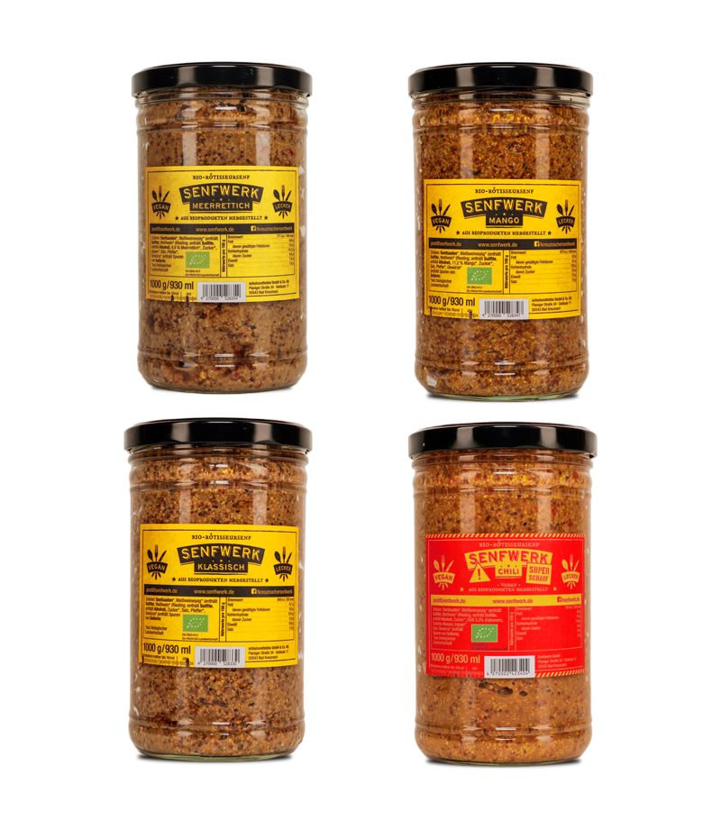 BIO-Rôtisseursenf im Mehrweg-Pfandglas • 1kg