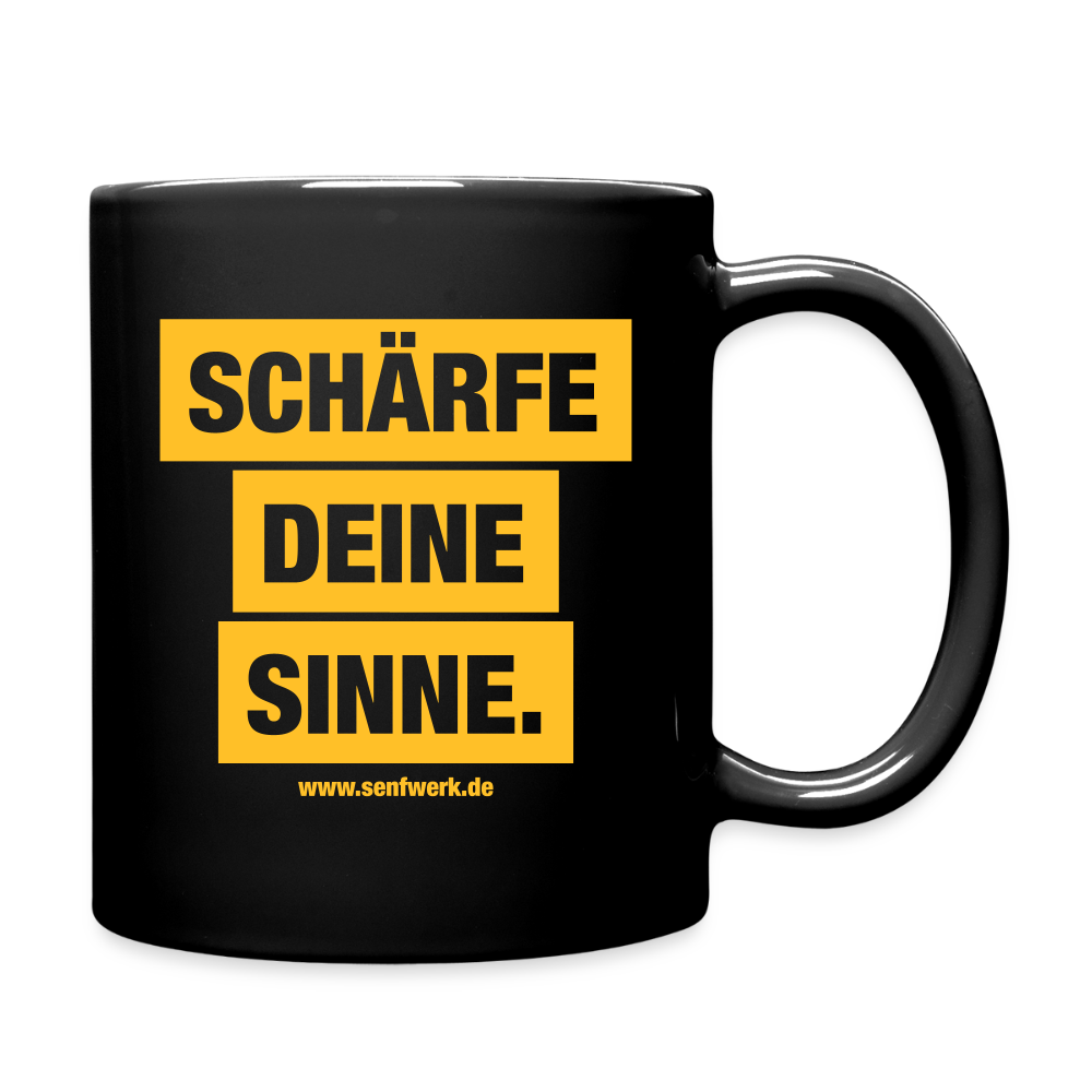 Senfwerk Tasse - Schwarz