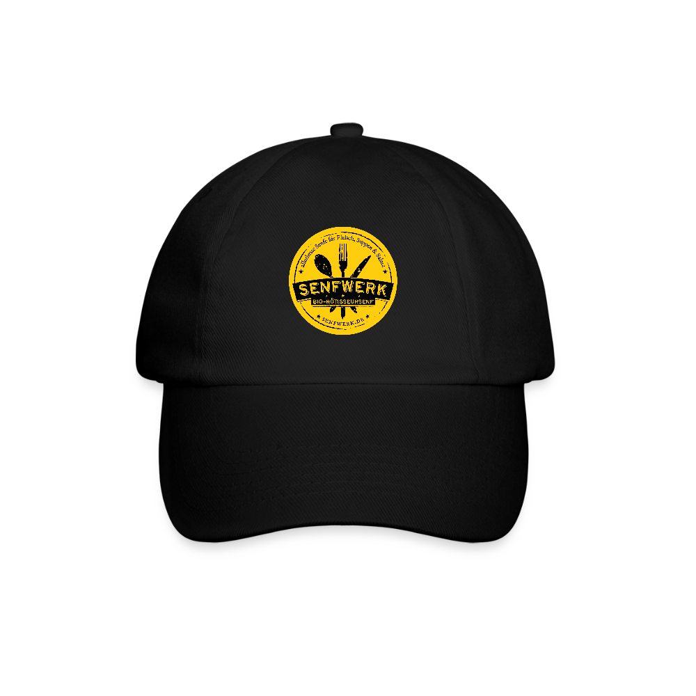 SENFWERK BASECAP - Schwarz/Schwarz