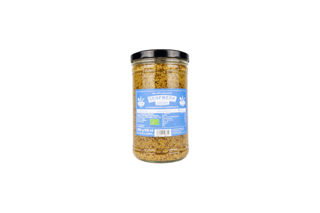 BIO-Rôtisseursenf im Mehrweg-Pfandglas • 1kg