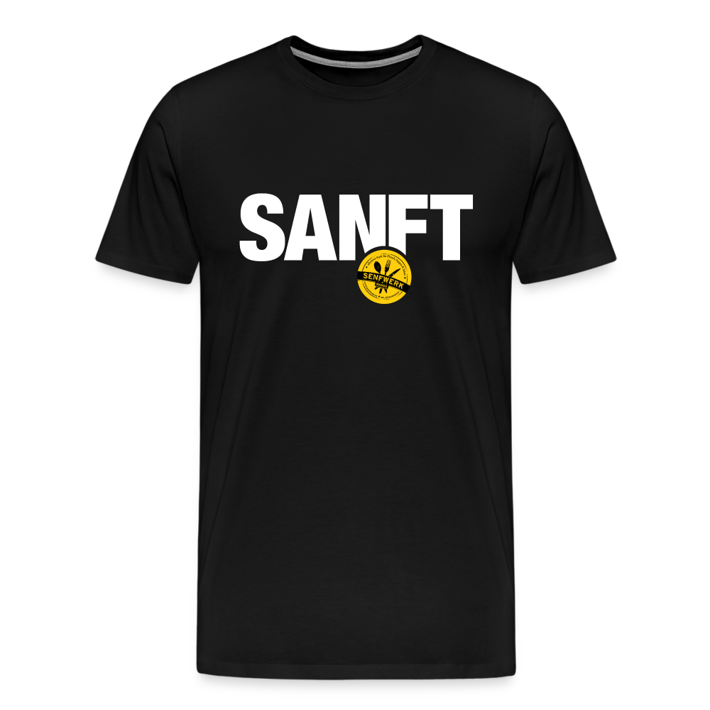 SENFWERK SHIRT: "SANFT" - Schwarz