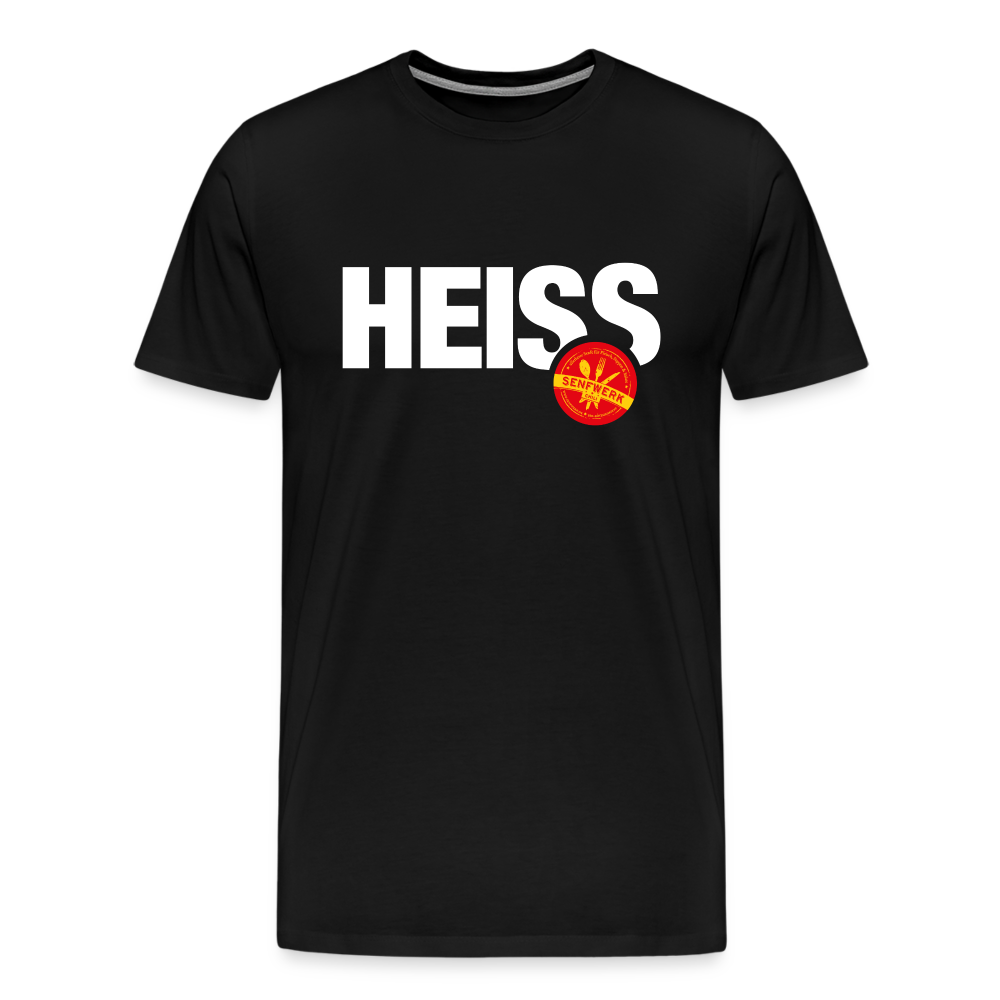 SENFWERK SHIRT: "HEISS" - Schwarz