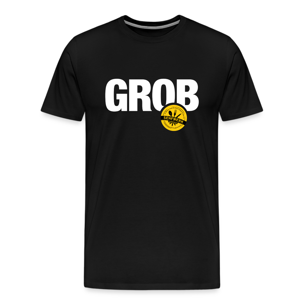SENFWERK SHIRT: "GROB" - Schwarz